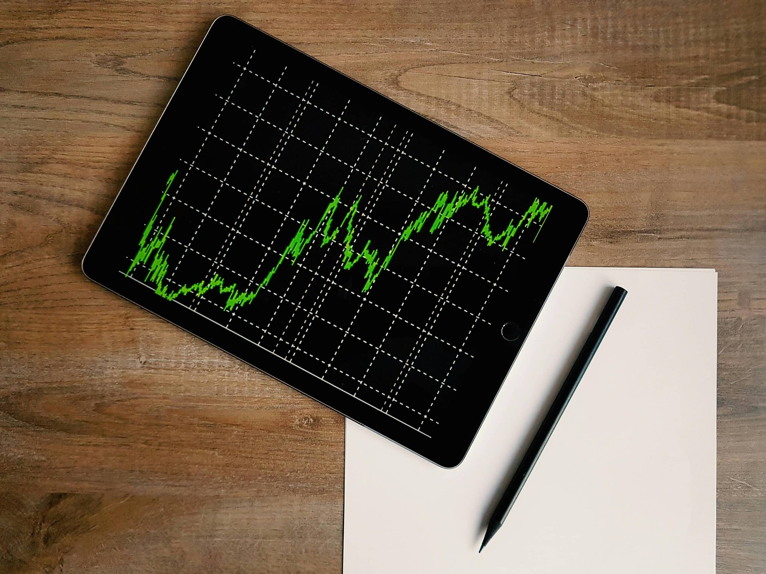 Neural Vision Max digital growth analytics on tablet screen.